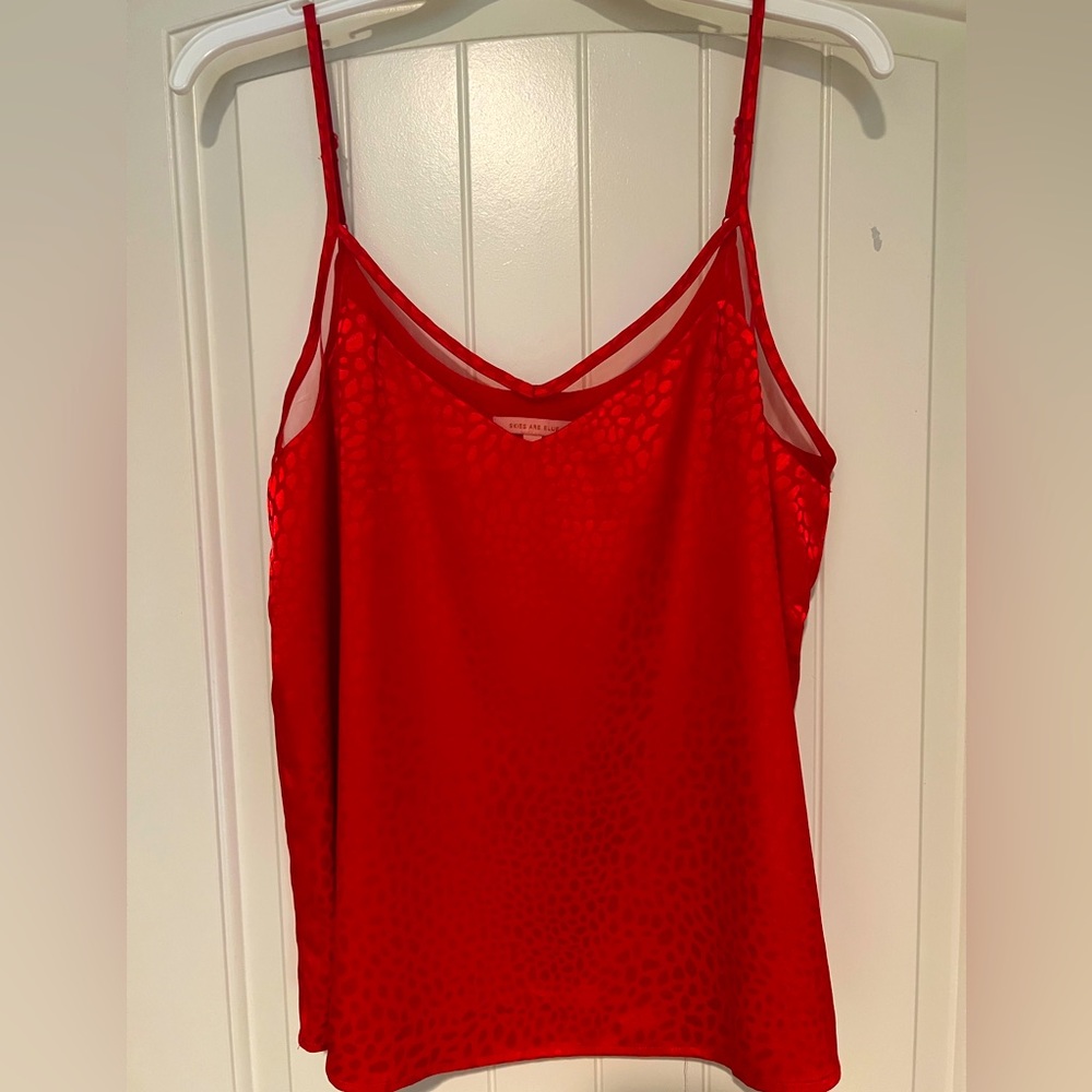 M size Red Leopard design blouse!
